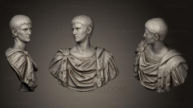 Busts and heads antique and historical (BUSTA_0358) 3D model for CNC machine